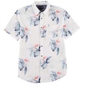 Ocean current Hawaiian Shirt "Pivitoal" White